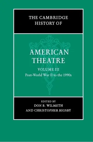 Cover of The Cambridge History of American Theatre