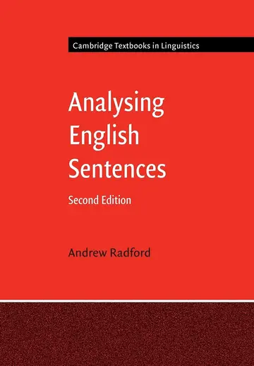 Cover of Analysing English Sentences