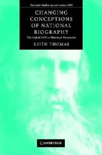 Cover of Changing Conceptions of National Biography