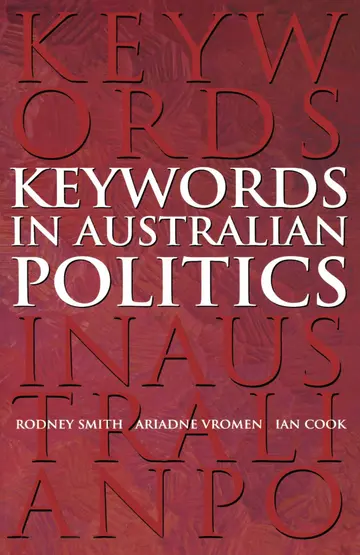 Cover of Keywords in Australian Politics