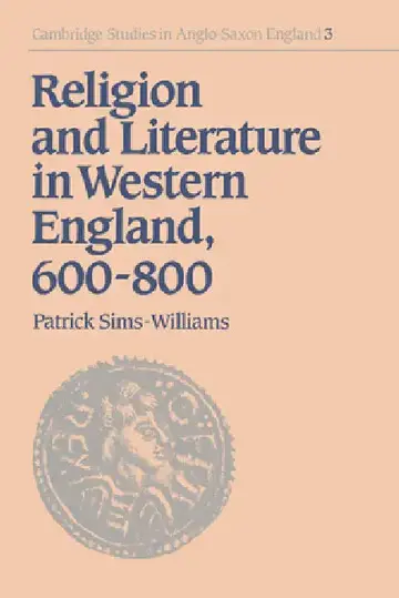 Cover of Religion and Literature in Western England, 600 800