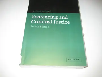 Cover of Sentencing and Criminal Justice