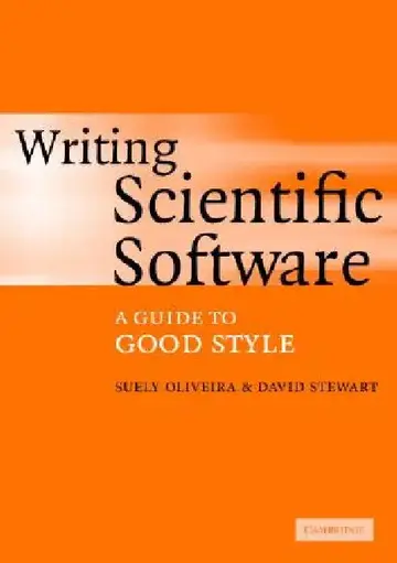 Cover of Writing Scientific Software