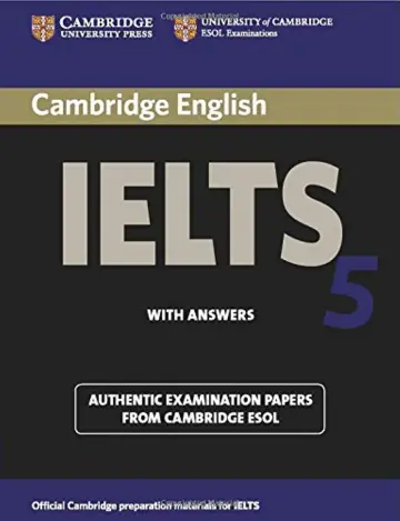 Cover of Cambridge IELTS 5 Student's Book with Answers