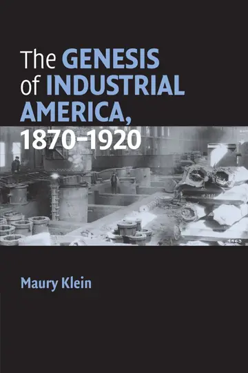 Cover of The Genesis of Industrial America 1870-1920