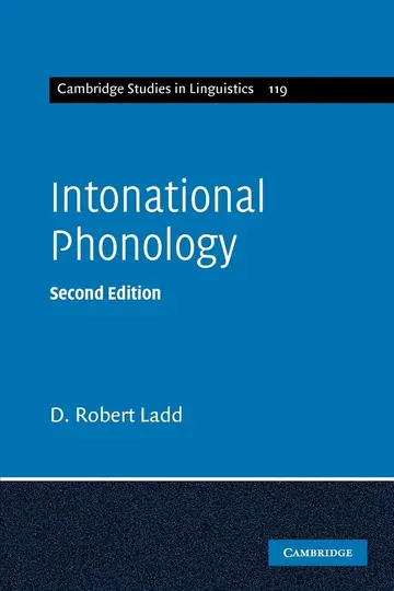 Cover of Intonational Phonology