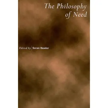 Cover of The Philosophy of Need