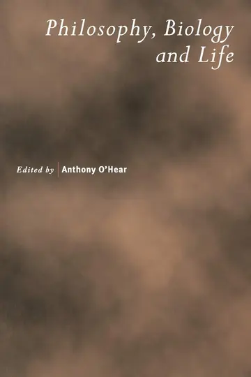 Cover of Philosophy, Biology and Life