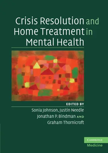 Cover of Crisis Resolution and Home Treatment in Mental Health