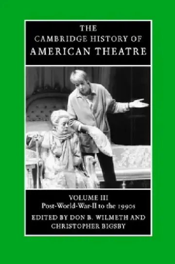 Cover of The Cambridge History of American Theatre