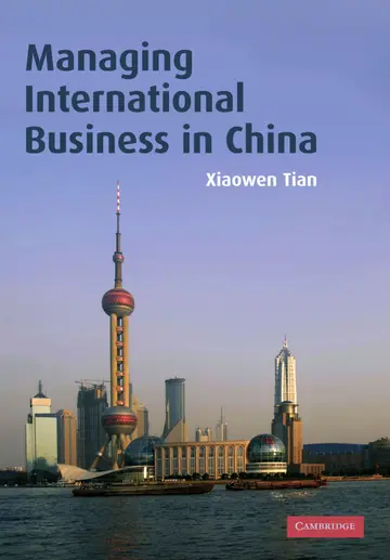 Cover of Managing International Business in China