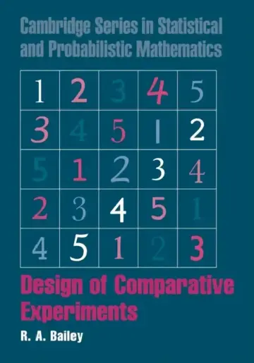 Cover of Design of Comparative Experiments