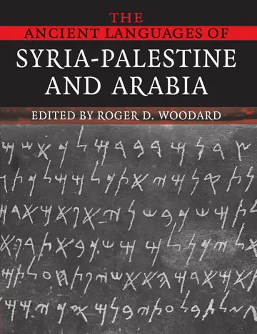 Cover of The Ancient Languages of Syria-Palestine and Arabia