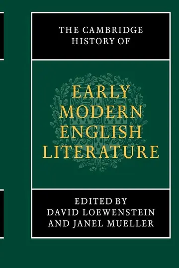Cover of The Cambridge History of Early Modern English Literature