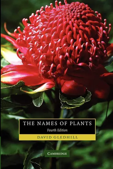 Cover of The Names of Plants