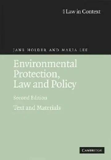 Cover of Environmental Protection, Law and Policy