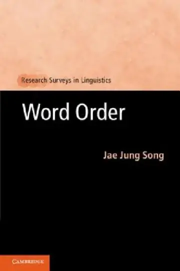 Cover of Word Order