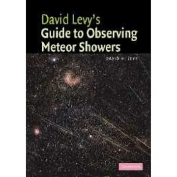 Cover of David Levy's Guide to Observing Meteor Showers