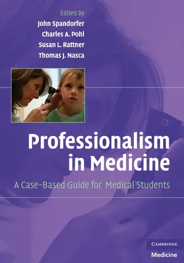 Cover of Professionalism in Medicine