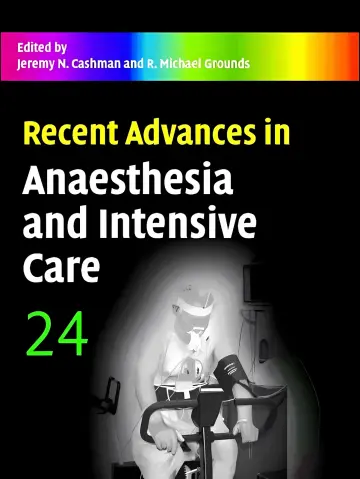 Cover of Recent Advances in Anaesthesia and Intensive Care
