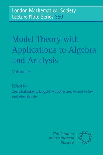 Cover of Model Theory with Applications to Algebra and Analysis