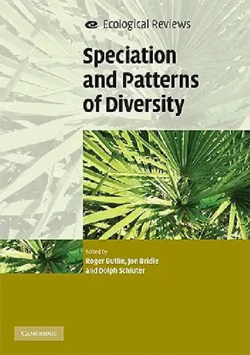 Cover of Speciation and Patterns of Diversity