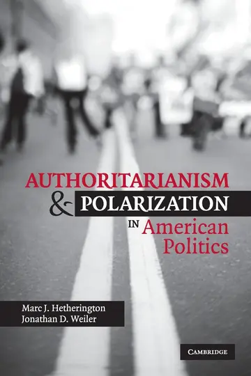 Cover of Authoritarianism and Polarization in American Politics