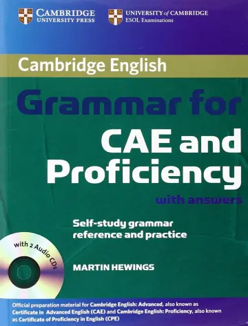 Cover of Cambridge Grammar for CAE and Proficiency Student Book with Answers and Audio CDs (2)