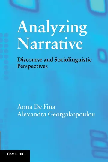 Cover of Analyzing Narrative
