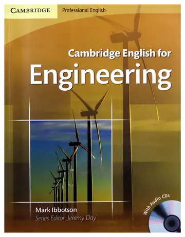 Cover of Cambrdige English for Engineering with Acd (2)