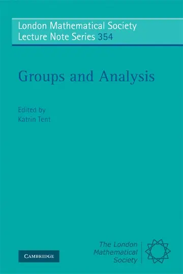 Cover of Groups and Analysis