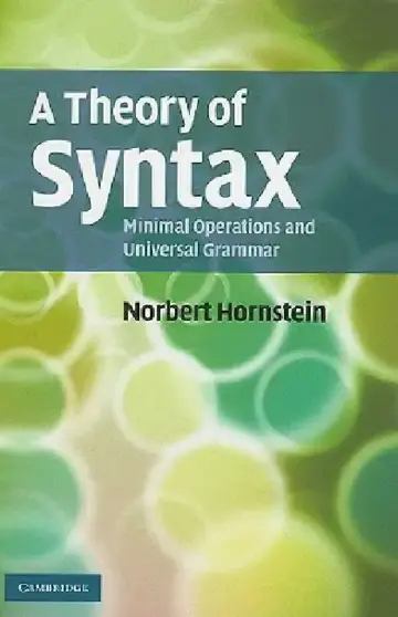 Cover of A Theory of Syntax