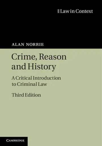 Cover of Crime, Reason and History