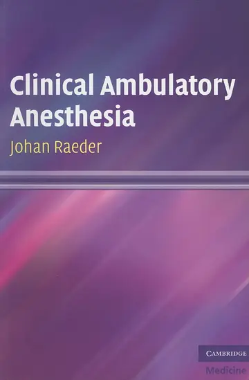 Cover of Clinical Ambulatory Anesthesia