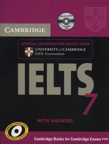 Cover of Cambridge IELTS 7 Self-study Pack (Student's Book with Answers and Audio CDs (2))