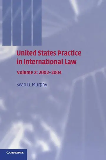 Cover of United States Practice in International Law