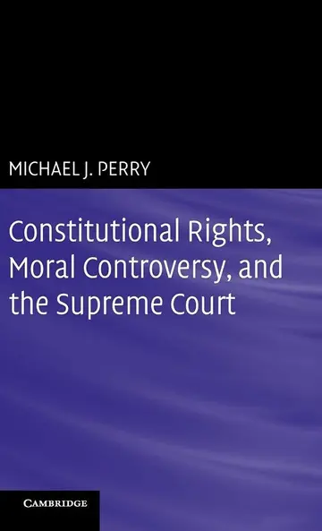 Cover of Constitutional Rights, Moral Controversy, and the Supreme Court