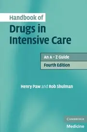 Cover of Handbook of Drugs in Intensive Care