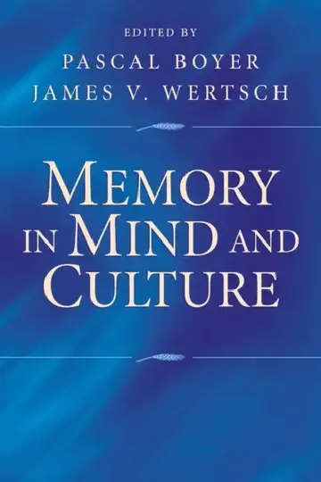 Cover of Memory in Mind and Culture
