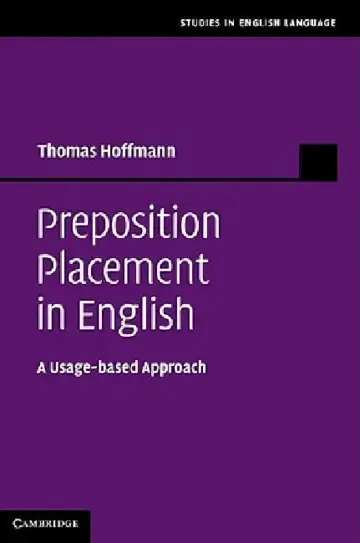 Cover of Preposition Placement in English