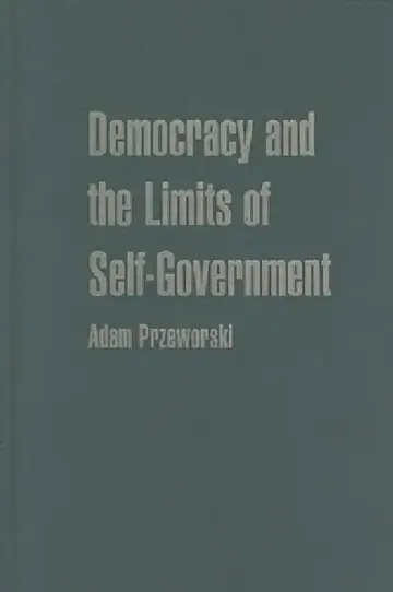 Cover of Democracy and the Limits of Self-Government