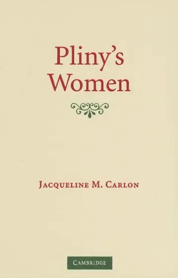 Cover of Pliny's Women