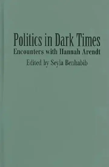 Cover of Politics in Dark Times