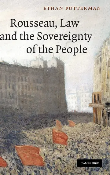 Cover of Rousseau, Law and the Sovereignty of the People