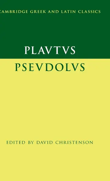 Cover of Plautus