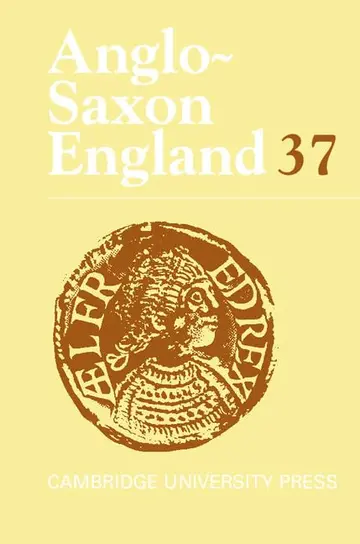 Cover of Anglo-Saxon England