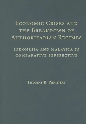 Cover of Economic Crises and the Breakdown of Authoritarian Regimes