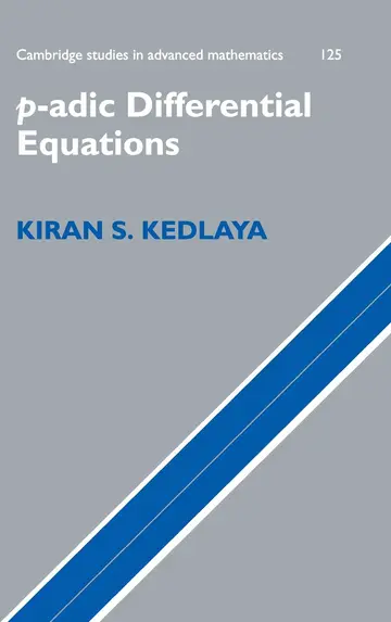 Cover of p-adic Differential Equations