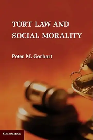Cover of Tort Law and Social Morality