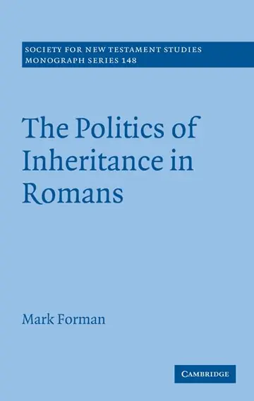 Cover of Politics of Inheritance in Romans